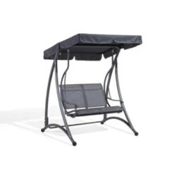 Beliani Schommelbank TESERO - Grijs Staal 9 Beliani Schommelbank TESERO - Grijs Staal -Populair Tuinmeubilair 008a280c4e654681b044ee70386baac6