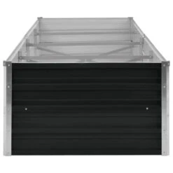 VidaXL Plantenbak Verhoogd 320x80x45 Cm Gegalvaniseerd Staal Antraciet -Populair Tuinmeubilair 042c69b9982d4384b8a57110f4389388