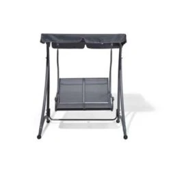 Beliani Schommelbank TESERO - Grijs Staal 8 Beliani Schommelbank TESERO - Grijs Staal -Populair Tuinmeubilair 08e830153750415bbb0dbce24ef08ae1