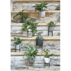 Mica Decorations Plantenpot - Wit - Relief - Keramiek - 15 X 13 Cm -Populair Tuinmeubilair 0acf744902a34244acda6180f2159172