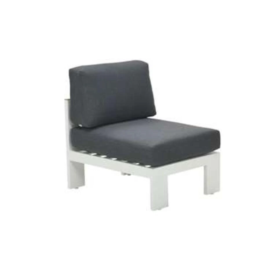 Garden Impressions Plaza Midden Element Wit - Teak Look 3 Garden Impressions Plaza Midden Element Wit - Teak Look