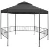VidaXL Tuinprieel 323x275x265 Cm Antraciet 1 VidaXL Tuinprieel 323x275x265 Cm Antraciet -Populair Tuinmeubilair 1000001326
