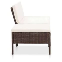 VidaXL 3-delige Loungeset Met Kussens Poly Rattan Bruin 7 VidaXL 3-delige Loungeset Met Kussens Poly Rattan Bruin -Populair Tuinmeubilair 1000002841 0101