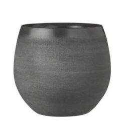 Mica Decorations Plantenpot - Grijs - Keramiek - 26 X 23 Cm