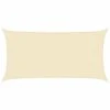 VidaXL Zonnescherm HDPE Rechthoekig 2x4 M Créme -Populair Tuinmeubilair 1000009509
