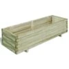 VidaXL Plantenbak Verhoogd Rechthoekig 120x40x30 Cm Hout -Populair Tuinmeubilair 1000009548