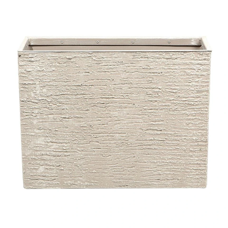 Beliani Plantenbak Voor Buiten EDESSA - Beige Stenenmix 3 Beliani Plantenbak Voor Buiten EDESSA - Beige Stenenmix