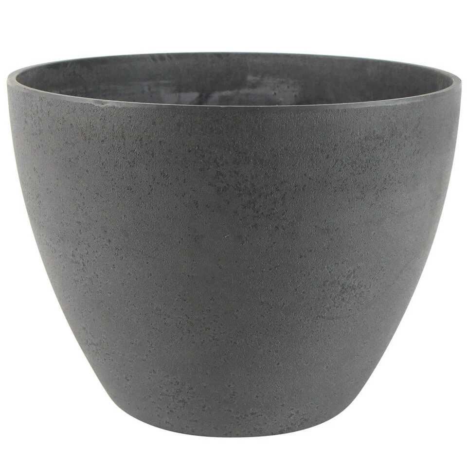 Ter Steege Bloempot - Gerecycled Kunststof - Grijs - 36 X 27 Cm 3 Ter Steege Bloempot - Gerecycled Kunststof - Grijs - 36 X 27 Cm