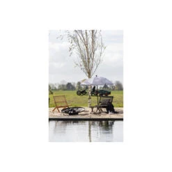 WOOOD Tuinvoetenbank Ruit Lois - Hout - Donkerbruin - 34x45x44 -Populair Tuinmeubilair 1000013724 0103