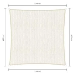 Sunfighters Vierkant 4.2 Meter Wit -Populair Tuinmeubilair 1000013840 0101