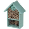 Merkloos Insectenhotel - Blauw - Hout - 20 Cm -Populair Tuinmeubilair 1000025315