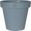 Pro Garden Plantenpot/bloempot - Tuin - Kunststof - Blauw - D35 Cm -Populair Tuinmeubilair 1000033465