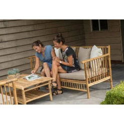 Exotan Persoon Bamboe Loungeset 3-delig - Natural Finish 6 Exotan Persoon Bamboe Loungeset 3-delig - Natural Finish -Populair Tuinmeubilair 1000035525 0102