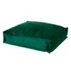 2L Home & Garden Loungekussen Velvet Donkergroen - 60 X 60cm -Populair Tuinmeubilair 1000035619