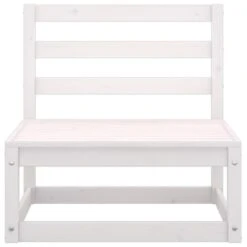 VidaXL 2-delige Loungeset Met Kussens Massief Grenenhout Wit -Populair Tuinmeubilair 1000035699 0103