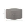 Madison - Hoes Voor Tuinset - Rond - Grijs - 320 X 85 2 Madison - Hoes Voor Tuinset - Rond - Grijs - 320 X 85 -Populair Tuinmeubilair 1000036258