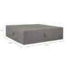 Madison - Hoes Voor Loungeset - 100 X 100 X 70 - Grijs -Populair Tuinmeubilair 1000036277