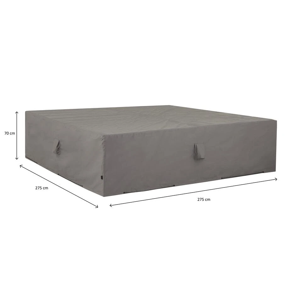 Madison - Loungeset Cover - Grijs - 275 X 275 X 70 4 Madison - Loungeset Cover - Grijs - 275 X 275 X 70 - Afbeelding 2
