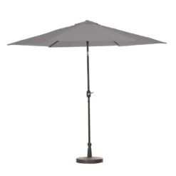 Madison - Parasol Tenerife Round Grey - 300cm - Grijs