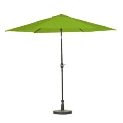 Madison - Parasol Tenerife Round Apple Green - 300cm - Groen