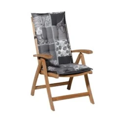 Madison - Tuinkussens Hoge Rug Sifra Grey - 123x50 - Grijs -Populair Tuinmeubilair 1000037487 0101