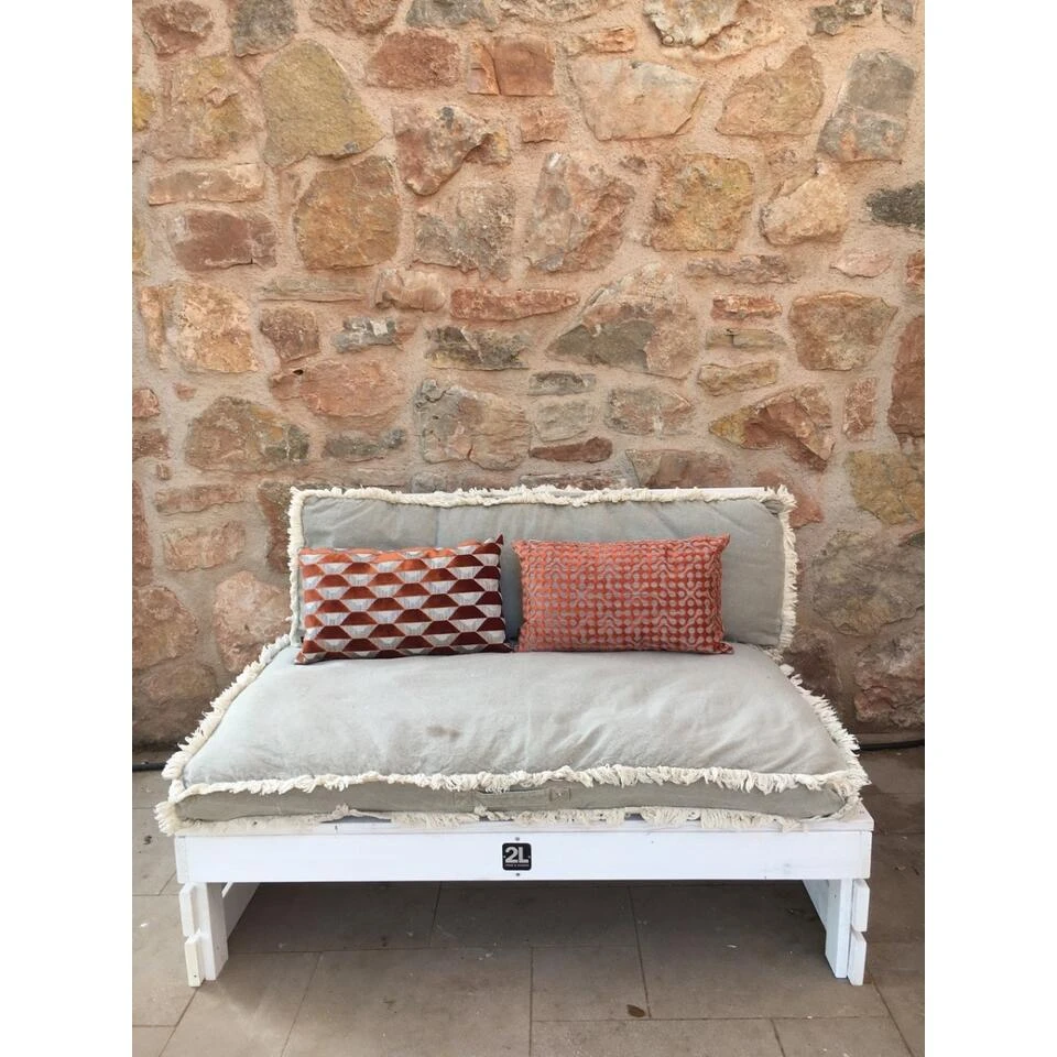 2L Home & Garden Palletbank Whitewash - Wit 5 2L Home & Garden Palletbank Whitewash - Wit - Afbeelding 3