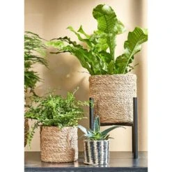 Mica Decorations Ascot Plantenstandaard XL - H39,5 Cm - Zwart -Populair Tuinmeubilair 1000038584 0110