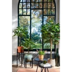 Mica Decorations Ascot Plantenstandaard XL - H39,5 Cm - Zwart -Populair Tuinmeubilair 1000038584 0111