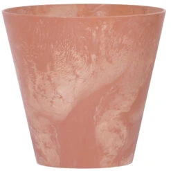 Prosperplast Bloempot - Terracotta - Betonlook - Kunststof - 25 Cm