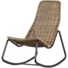 WOOOD Schommelstoel Buiten Tom - Rattan - Naturel - 97x51x95 1 WOOOD Schommelstoel Buiten Tom - Rattan - Naturel - 97x51x95 -Populair Tuinmeubilair 1000041308