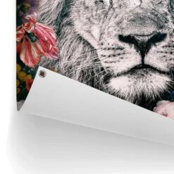 Tuinposter Leeuw 80x60 Cm Bont -Populair Tuinmeubilair 1000042874 0102