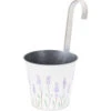 Merkloos Plantenpot Met Ophanghaak - Zink - Creme Wit - 14 X 13 X 26 Cm 1 Merkloos Plantenpot Met Ophanghaak - Zink - Creme Wit - 14 X 13 X 26 Cm -Populair Tuinmeubilair 1000042952