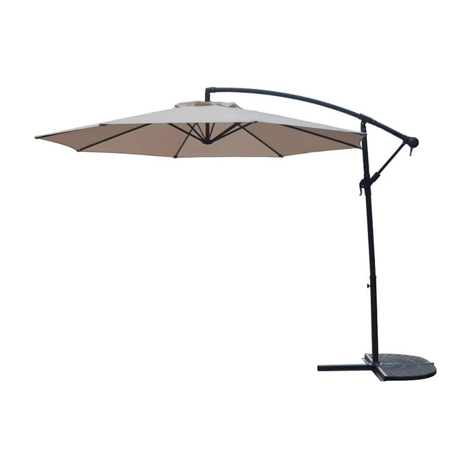 Zweefparasol 300cm Ecru 3 Zweefparasol 300cm Ecru