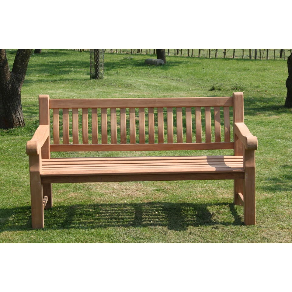 Livingfurn - Tuinbank Patrick Bench - Teakhout - 50x200x45 4 Livingfurn - Tuinbank Patrick Bench - Teakhout - 50x200x45 - Afbeelding 2
