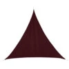 Hesperide Schaduwdoek Curacao - Driehoek - Bordeaux Rood - 3 X 3 M -Populair Tuinmeubilair 1000047873