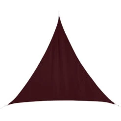 Hesperide Schaduwdoek Curacao - Driehoek - Bordeaux Rood - 3 X 3 M