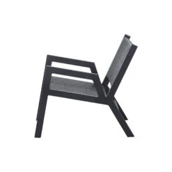 WOOOD Pem Fauteuil Outdoor - Aluminium - Zwart - Set Van 2 -Populair Tuinmeubilair 1000047924 0102