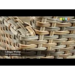 Garden Impressions Alaska Lounge Dining Set Links - Vintage Willow -Populair Tuinmeubilair 1000052373 0103