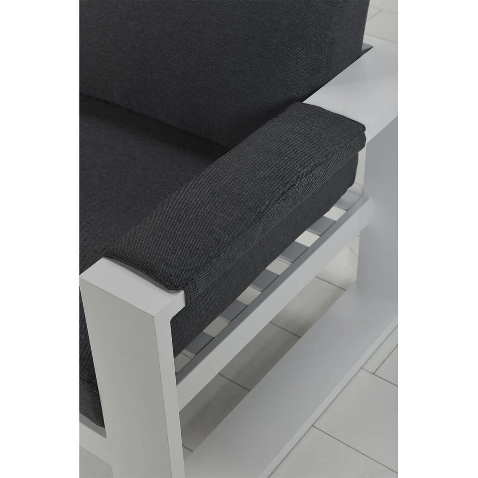 Garden Impressions Plaza Armleuning Kussens Antraciet - Set Van 2 5 Garden Impressions Plaza Armleuning Kussens Antraciet - Set Van 2 - Afbeelding 3