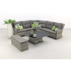 VDG Sandigo Lounge Dining Set Met Bijzetbank -Populair Tuinmeubilair 1000052991 0101