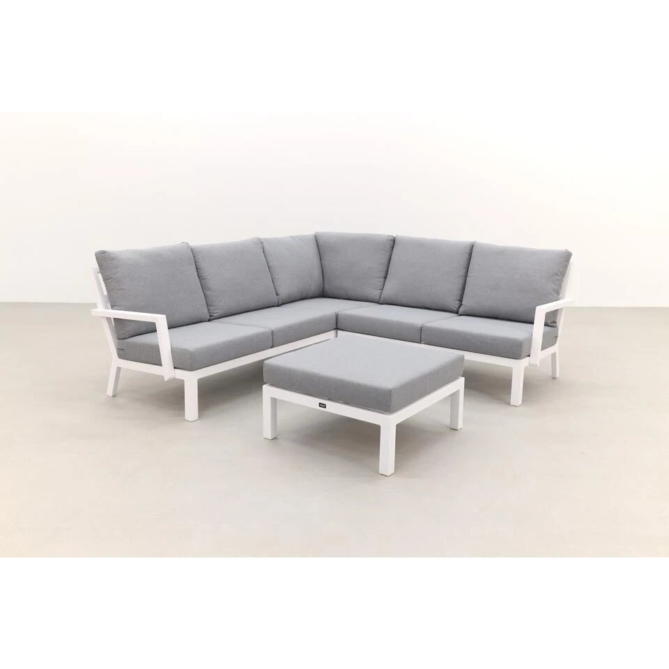 VDG Rockford Aluminium Loungeset Wit - 4-delig 4 VDG Rockford Aluminium Loungeset Wit - 4-delig - Afbeelding 2