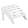 Beliani Voetenbankje ADIRONDACK - Wit Kunsthout 2 Beliani Voetenbankje ADIRONDACK - Wit Kunsthout -Populair Tuinmeubilair 1000069780