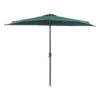 Beliani Halfronde Parasol GALATI - Groen Polyester -Populair Tuinmeubilair 1000069787