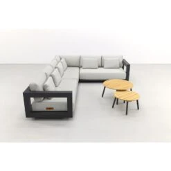 4 Seasons Metropolitan Loungeset 6-delig - Rechts - Lago Rond -Populair Tuinmeubilair 1000073162 0103