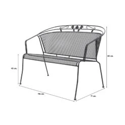 Kettler Toledo Bank -Populair Tuinmeubilair 1000073186 0101