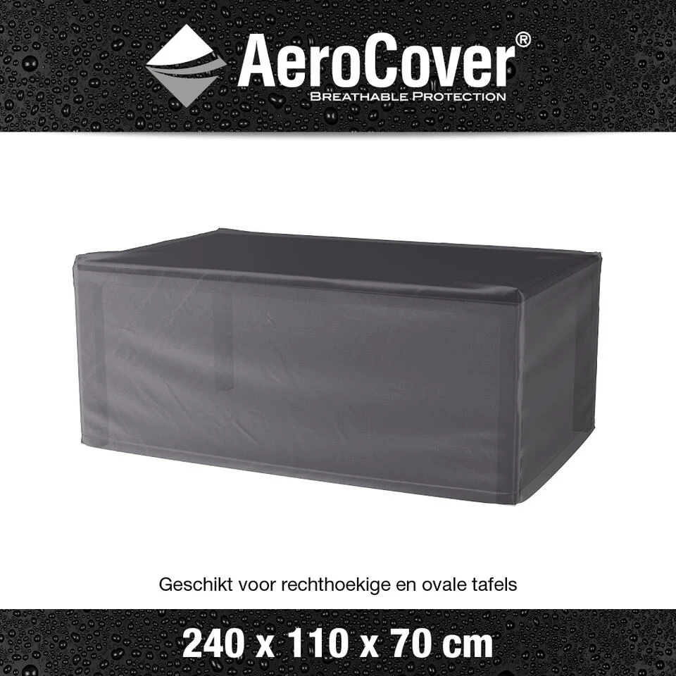Aerocover Tuintafelhoes 240x110 Cm 4 Aerocover Tuintafelhoes 240x110 Cm - Afbeelding 2