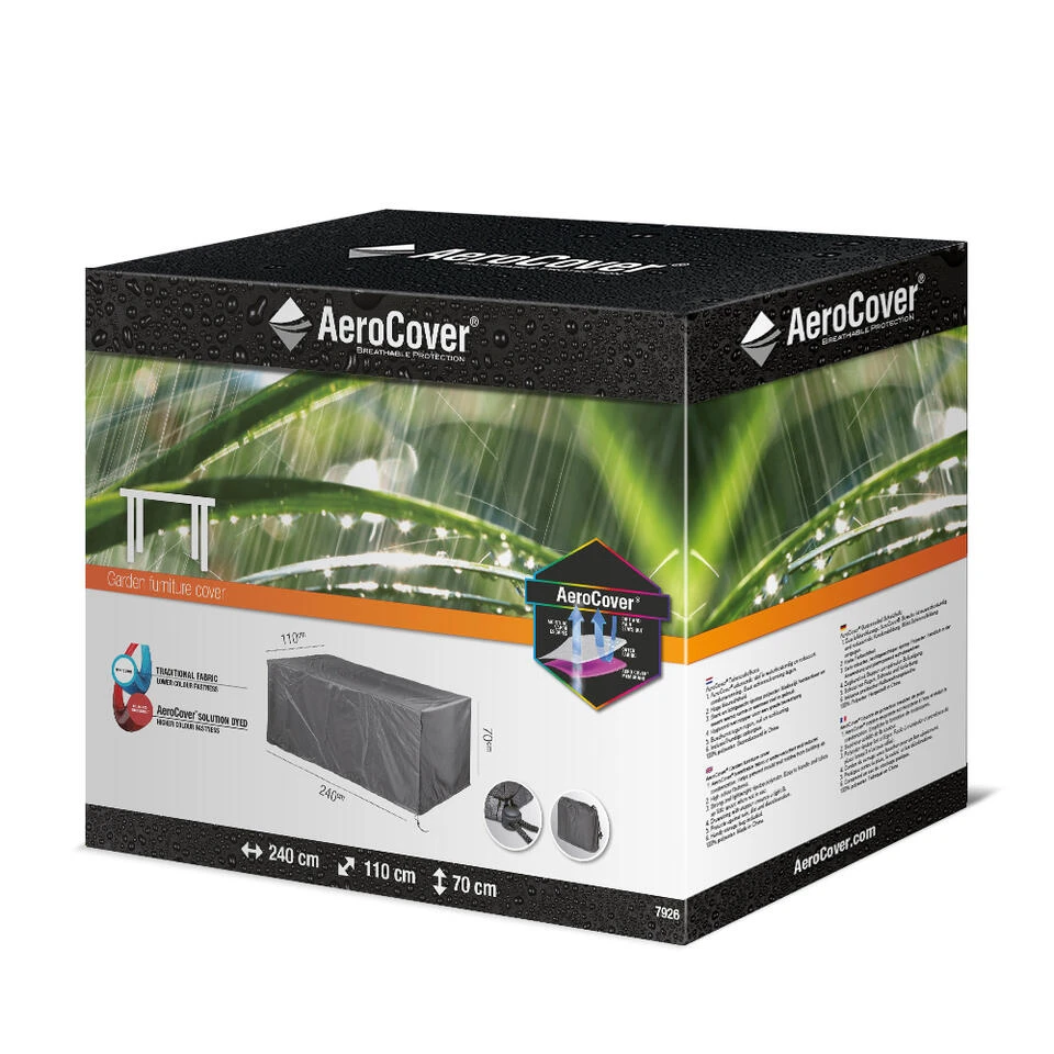 Aerocover Tuintafelhoes 240x110 Cm 5 Aerocover Tuintafelhoes 240x110 Cm - Afbeelding 3
