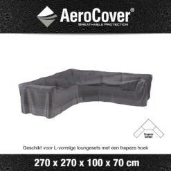 Aerocover Loungesethoes 270x270 Cm - L-vorm Trapeze 7 Aerocover Loungesethoes 270x270 Cm - L-vorm Trapeze -Populair Tuinmeubilair 1000073212 0101