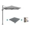Platinum Voyager Zweefparasol T1 3x2 M. - Light Grey Met Voet En Hoes 2 Platinum Voyager Zweefparasol T1 3x2 M. - Light Grey Met Voet En Hoes -Populair Tuinmeubilair 1000073283