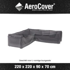 Aerocover Loungesethoes L-vorm 220x220 Cm -Populair Tuinmeubilair 1000073676 0101